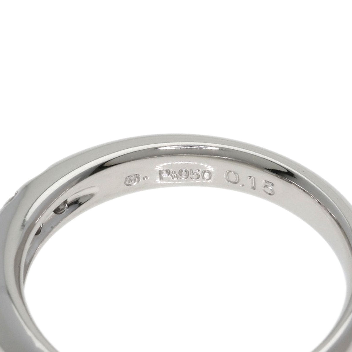 MIKIMOTO Wedding 5P Diamond Ring Platinum PT950 Ladies [Used]