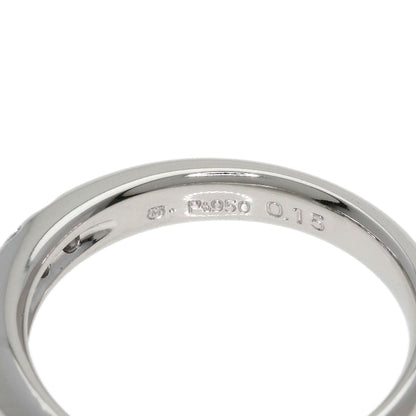 MIKIMOTO Wedding 5P Diamond Ring Platinum PT950 Ladies [Used]