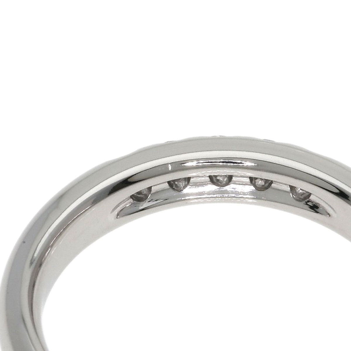 MIKIMOTO Wedding 5P Diamond Ring Platinum PT950 Ladies [Used]