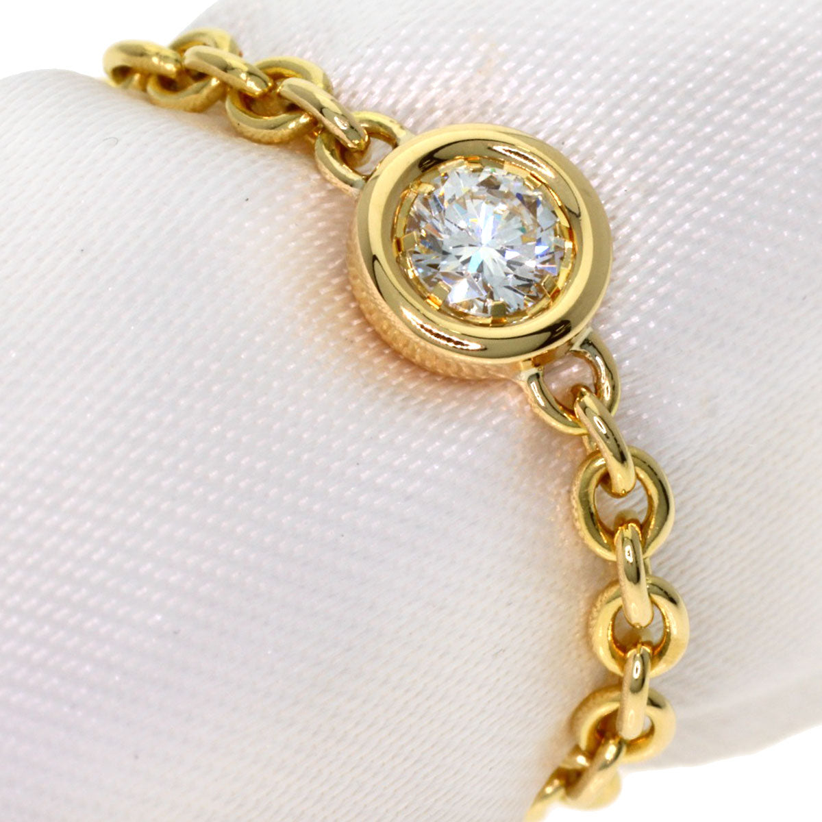Dior Mimiwi Diamond Ring K18 Yellow Gold Ladies [Used]