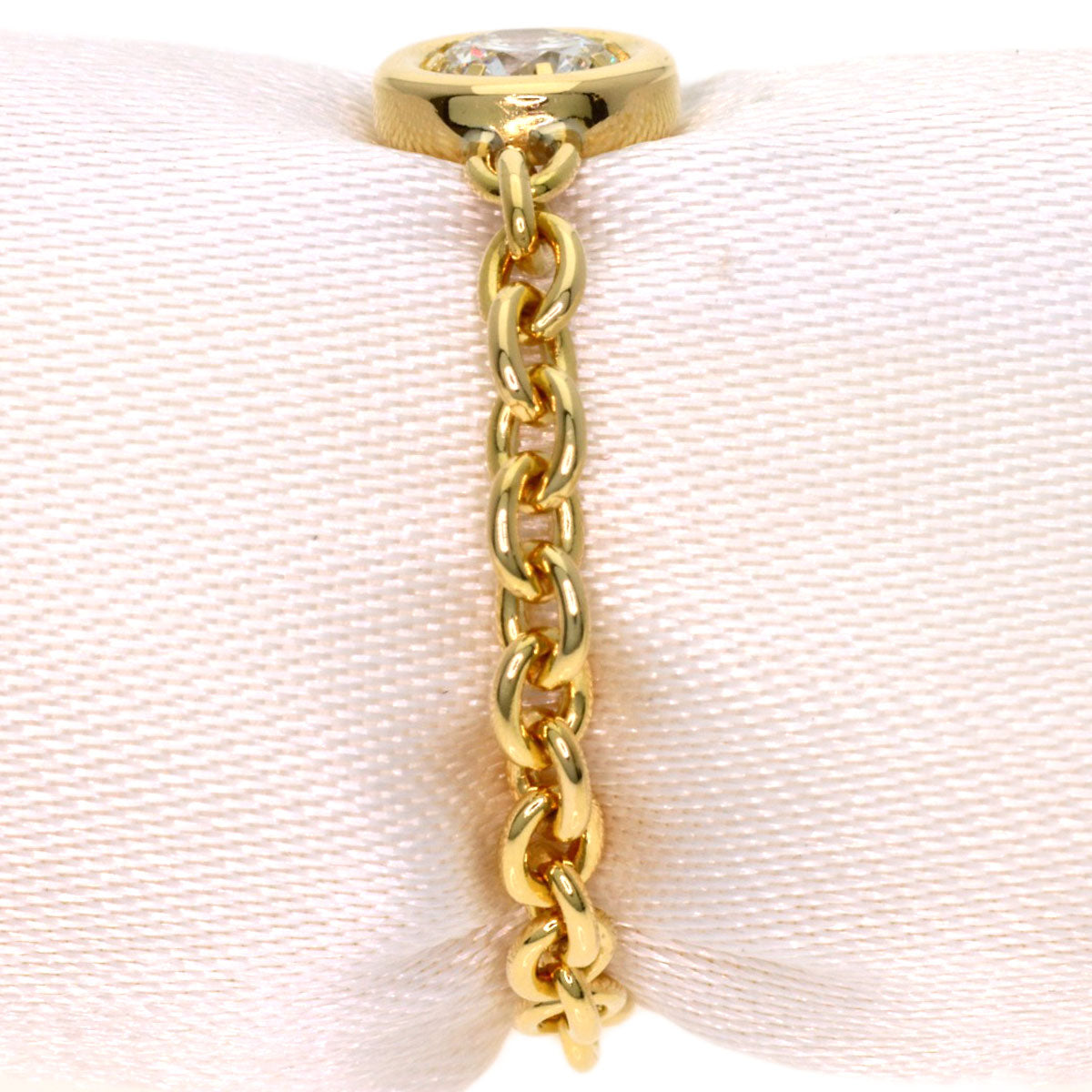 Dior Mimiwi Diamond Ring K18 Yellow Gold Ladies [Used]