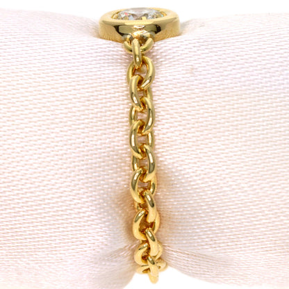 Dior Mimiwi Diamond Ring K18 Yellow Gold Ladies [Used]
