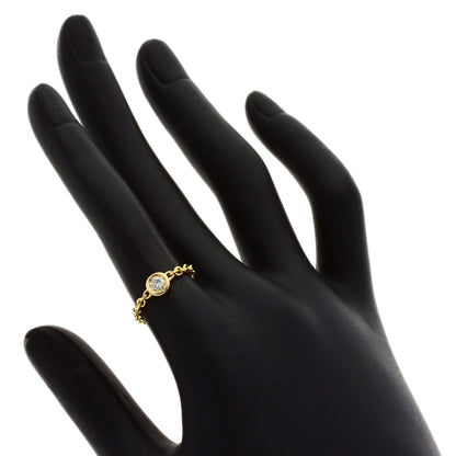 Dior Mimiwi Diamond Ring K18 Yellow Gold Ladies [Used]