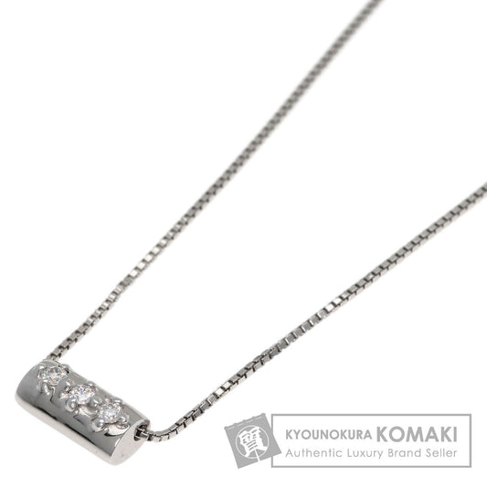 GUCCI Diamantissima Diamond Necklace K18 White Gold Ladies [Used]