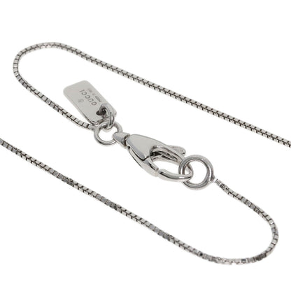 GUCCI Diamantissima Diamond Necklace K18 White Gold Ladies [Used]