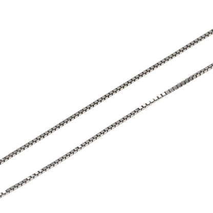 GUCCI Diamantissima Diamond Necklace K18 White Gold Ladies [Used]