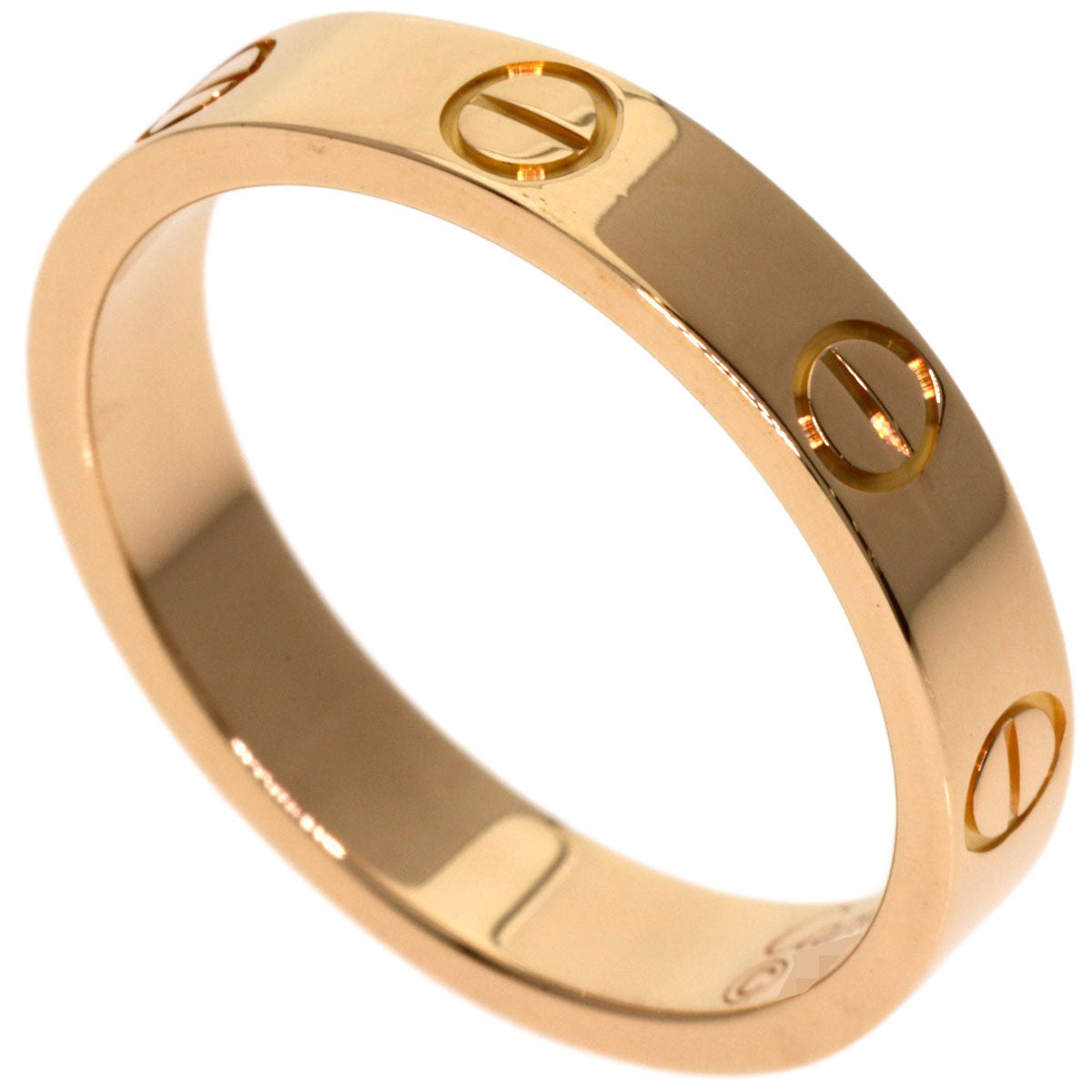 CARTIER love ring #52 Ring K18 Pink Gold Ladies [Used]