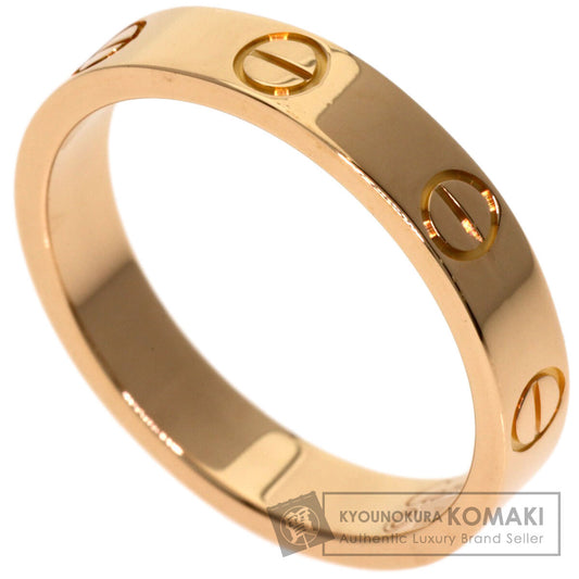 CARTIER love ring #52 Ring K18 Pink Gold Ladies [Used]