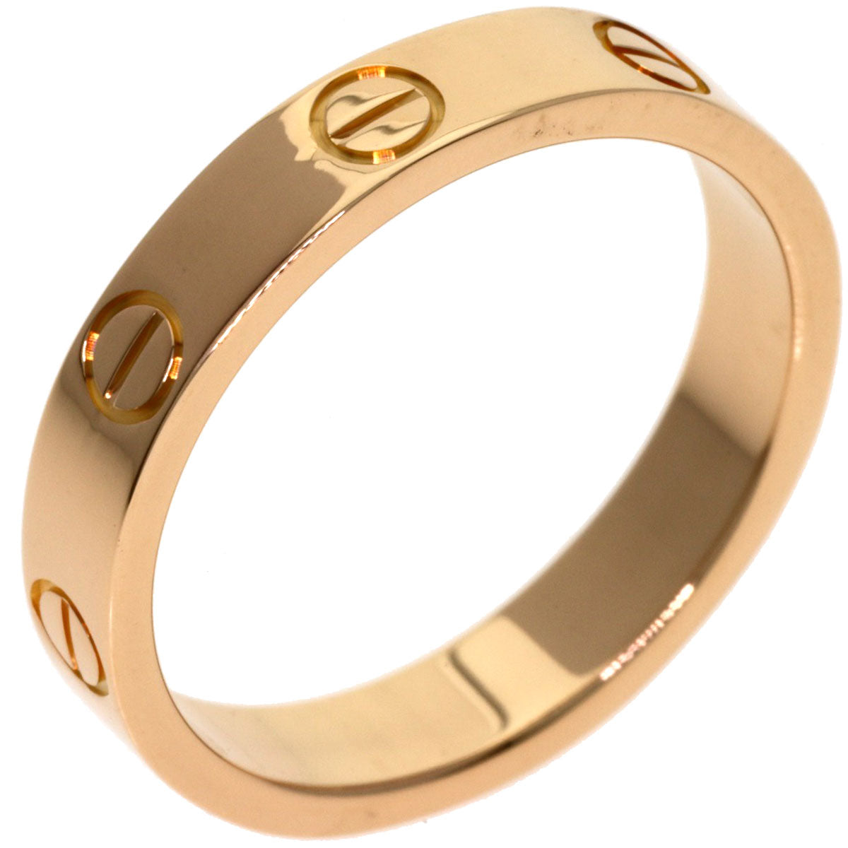 CARTIER love ring #52 Ring K18 Pink Gold Ladies [Used]