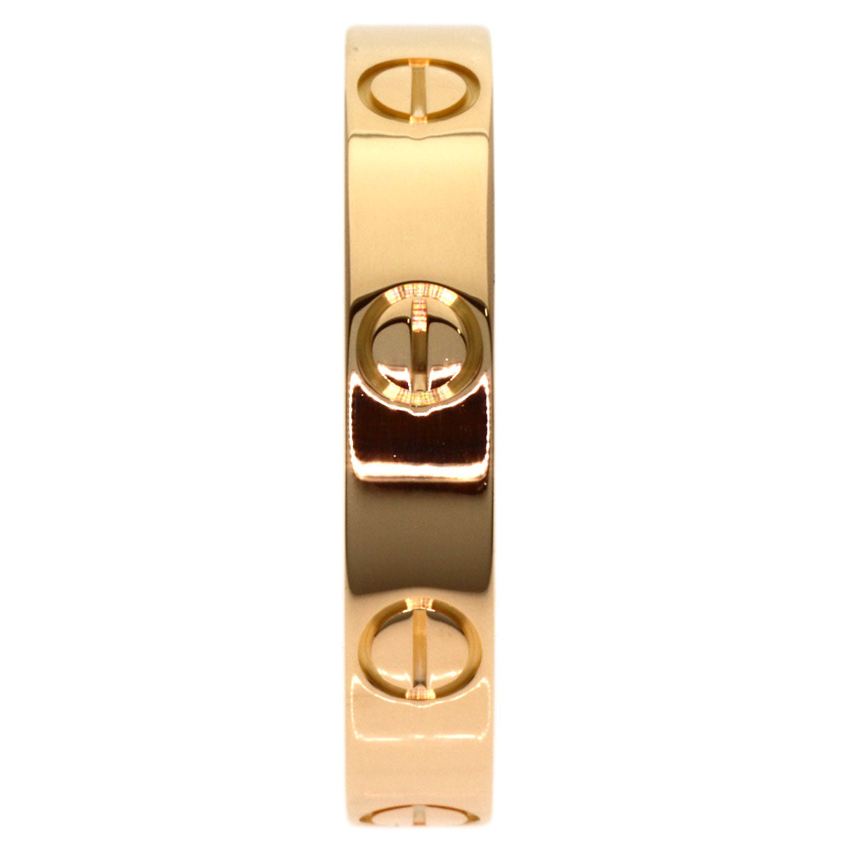 CARTIER love ring #52 Ring K18 Pink Gold Ladies [Used]