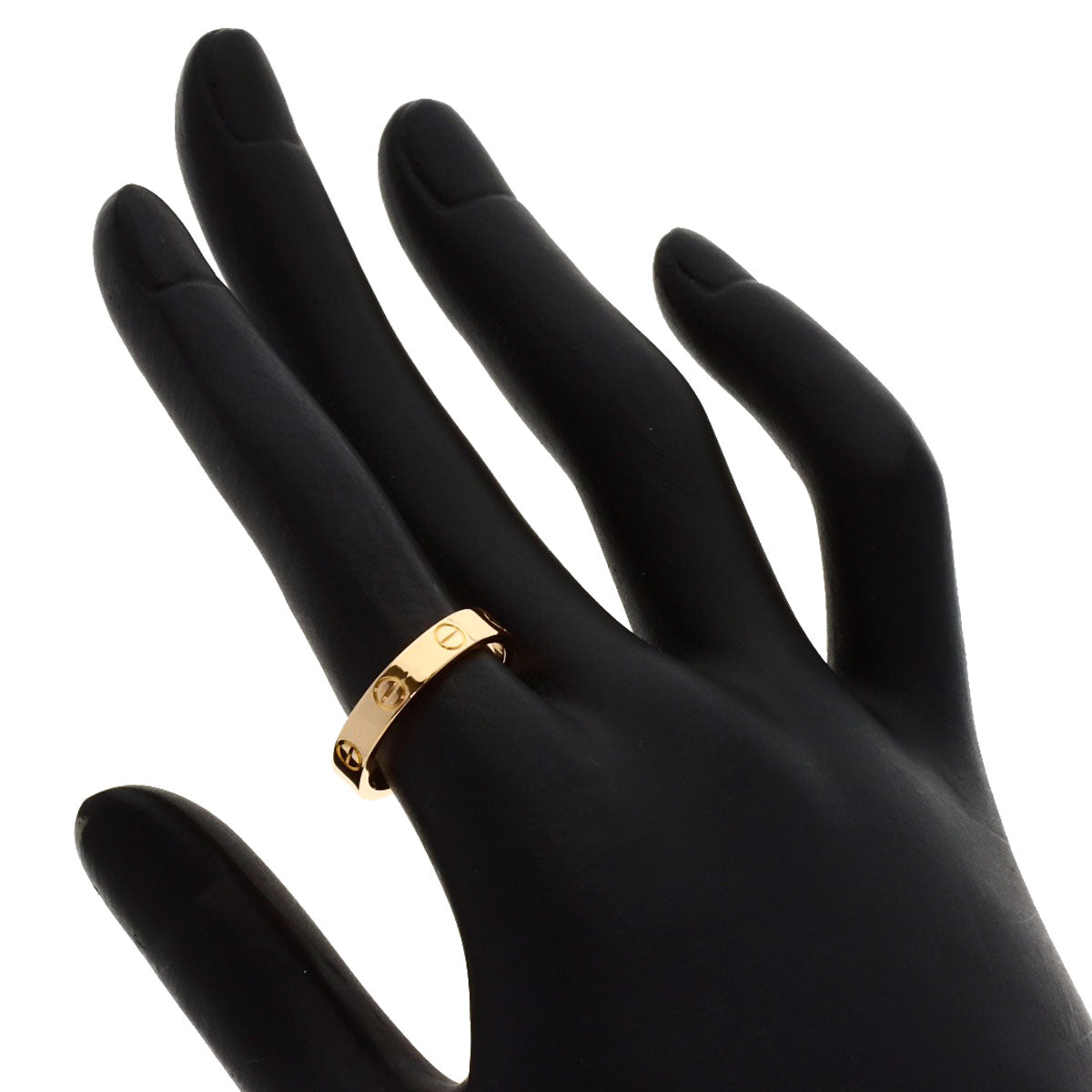CARTIER love ring #52 Ring K18 Pink Gold Ladies [Used]