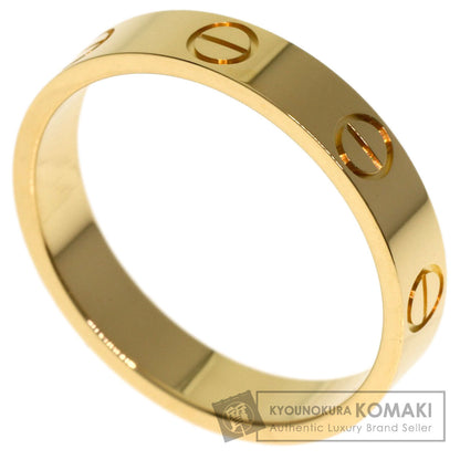 CARTIER Mini love ring # 52 Ring K18 Yellow Gold Ladies [Used]