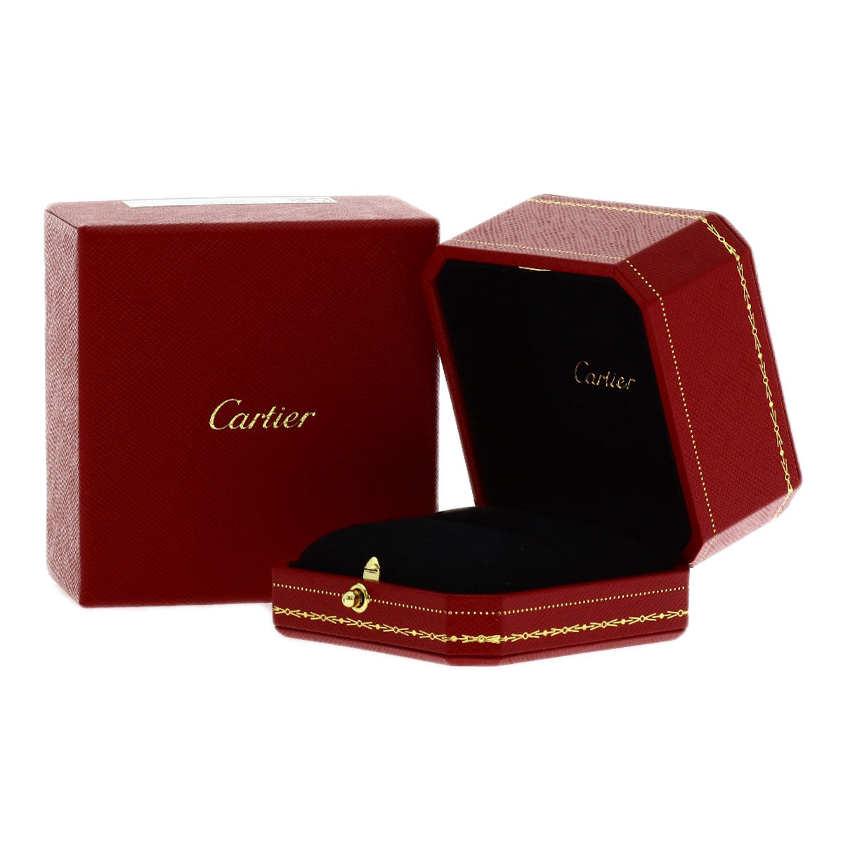 CARTIER Mini love ring # 52 Ring K18 Yellow Gold Ladies [Used]