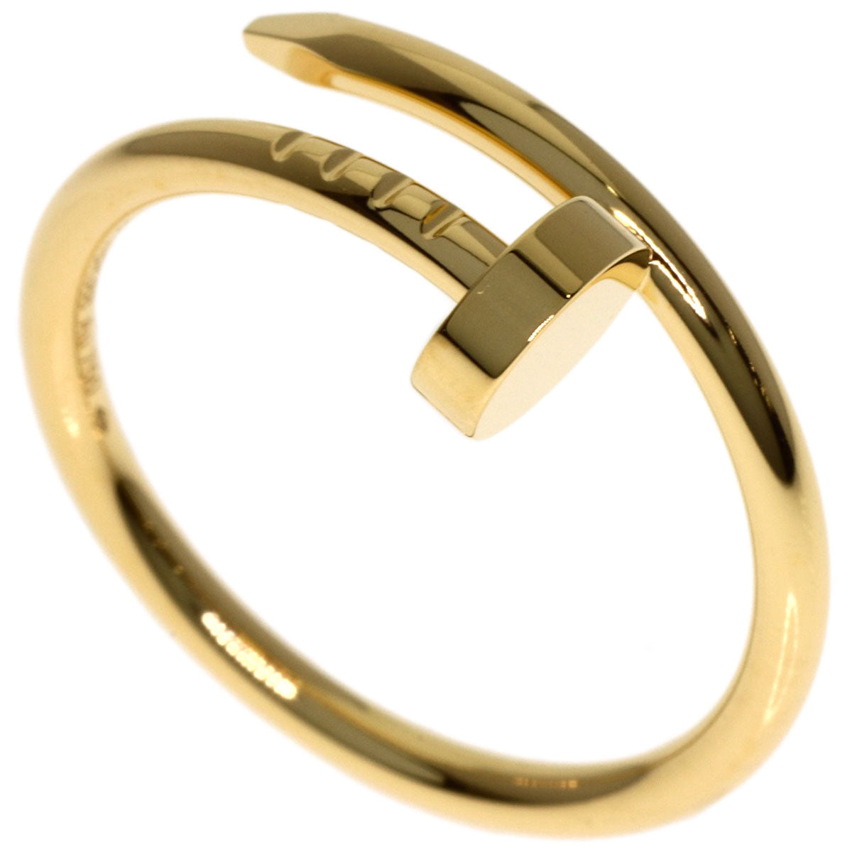 CARTIER Juste un Clou Small #53 Ring K18 Yellow Gold Ladies [Used]