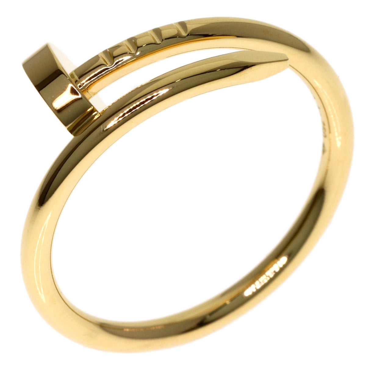 CARTIER Juste un Clou Small #53 Ring K18 Yellow Gold Ladies [Used]