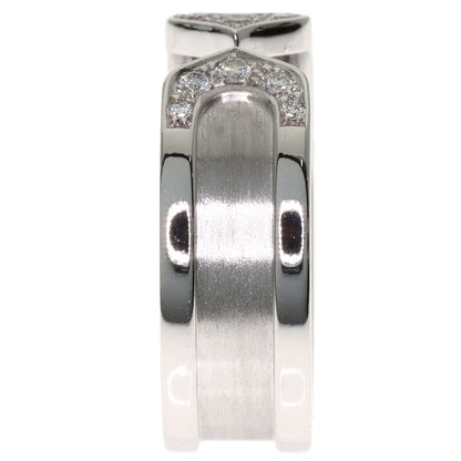 CARTIER C2 SM Diamond #49 Ring K18 White Gold Ladies [Used]