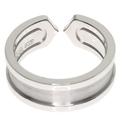 CARTIER C2 SM Diamond #49 Ring K18 White Gold Ladies [Used]