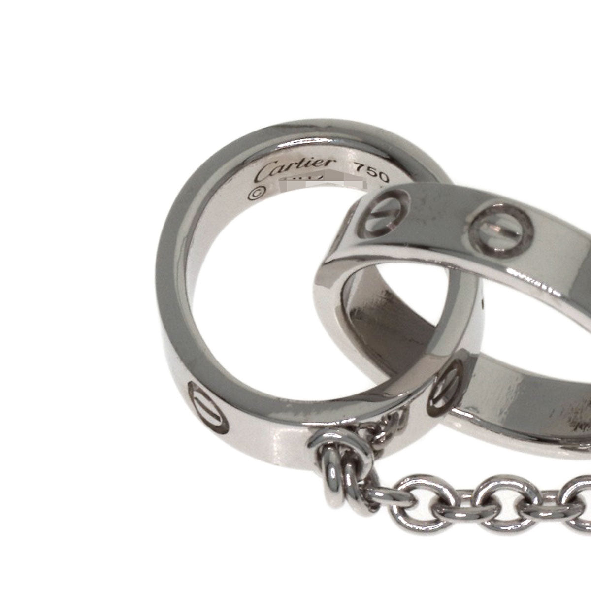 CARTIER Baby love Bracelet K18 White Gold Ladies [Used]