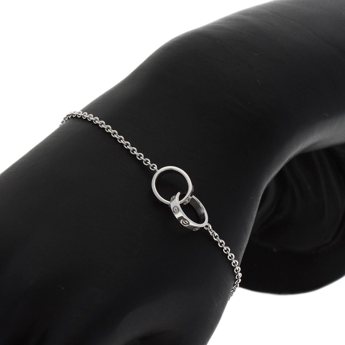 CARTIER Baby love Bracelet K18 White Gold Ladies [Used]