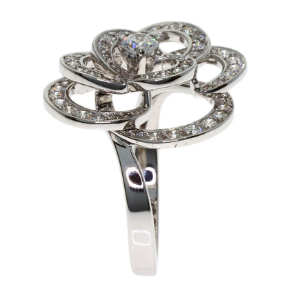 CHANEL Camellia Diamond #48 Ring K18 White Gold Ladies [Used]