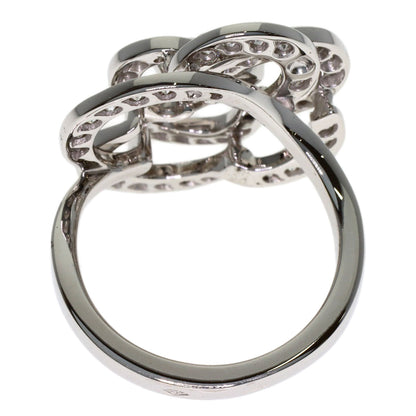 CHANEL Camellia Diamond #48 Ring K18 White Gold Ladies [Used]