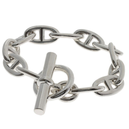 HERMES Chaine d'Ancre GM 12 frames Bracelet Silver Ladies [Used]