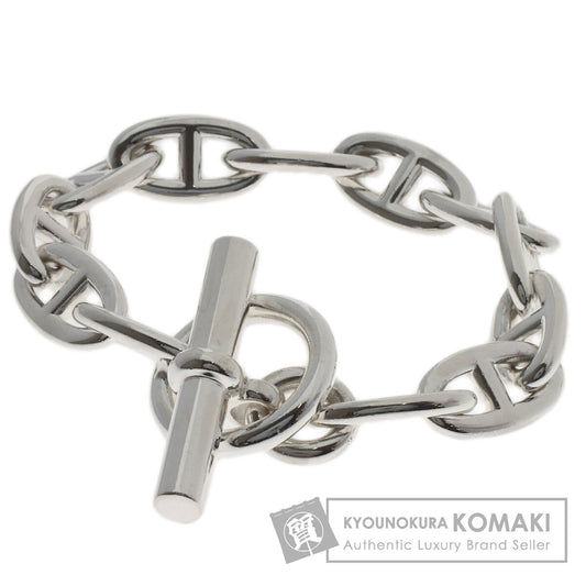 HERMES Chaine d'Ancre GM 12 frames Bracelet Silver Ladies [Used]