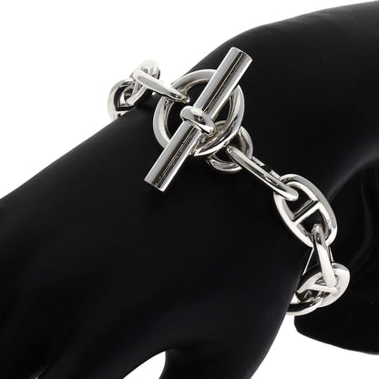 HERMES Chaine d'Ancre GM 12 frames Bracelet Silver Ladies [Used]