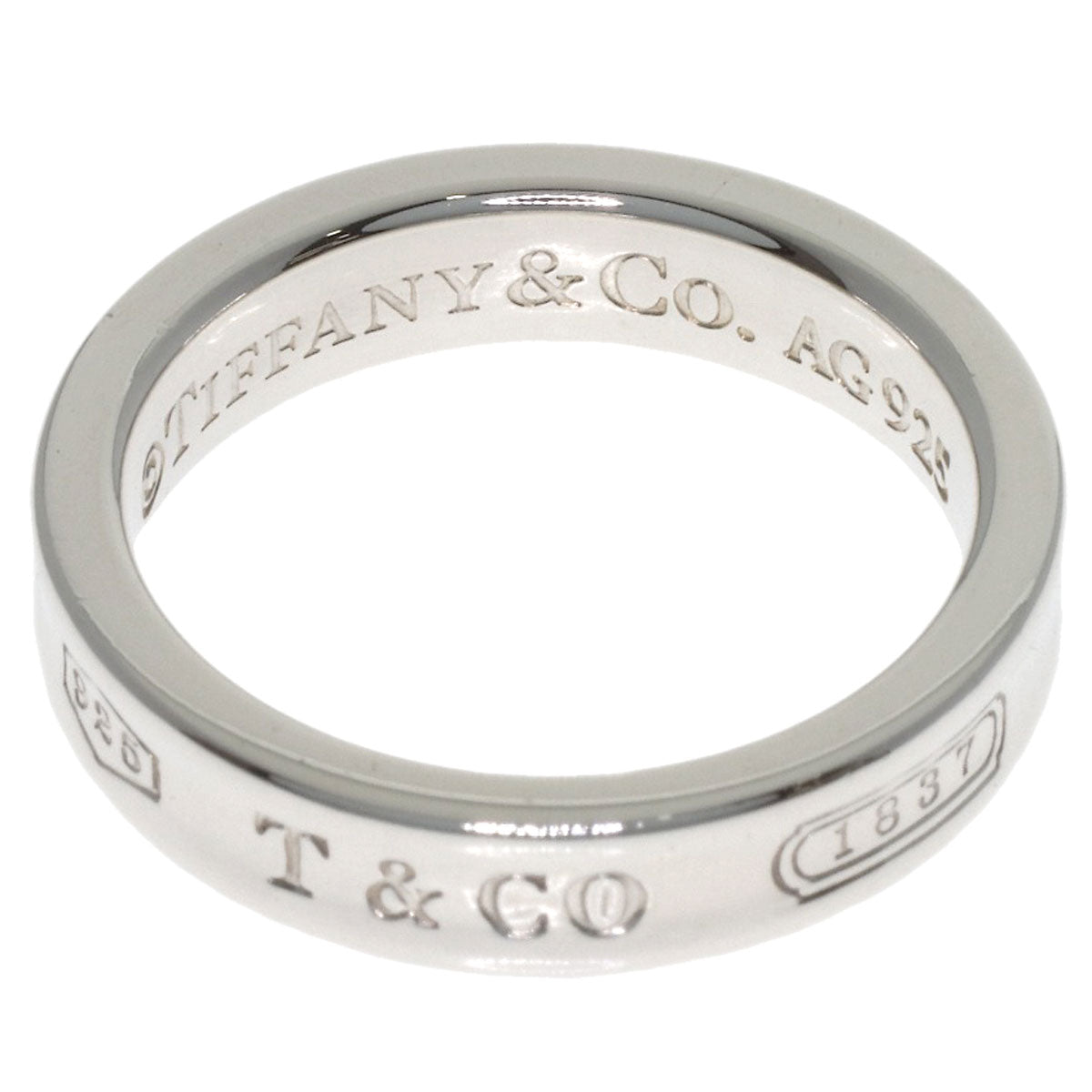 TIFFANY&Co. 1837 Narrow Ring Silver Ladies [Used]