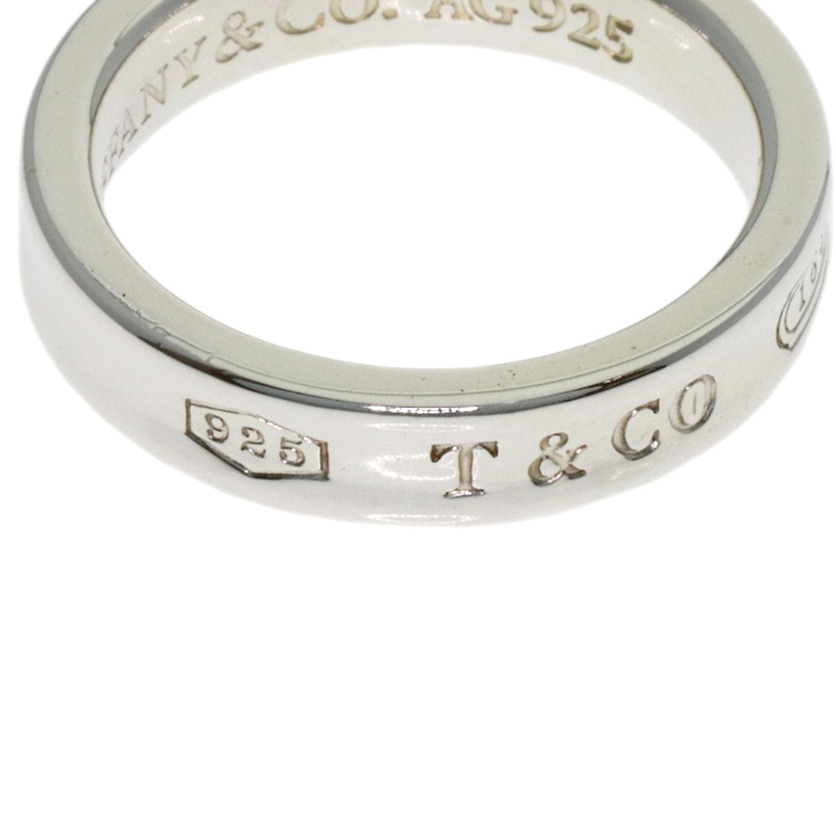 TIFFANY&Co. 1837 Narrow Ring Silver Ladies [Used]