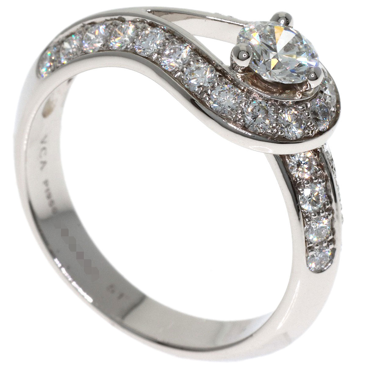 Van Cleef & Arpels Couture Diamond E-VVS1-EX Ring Platinum PT950 Ladies [Used]