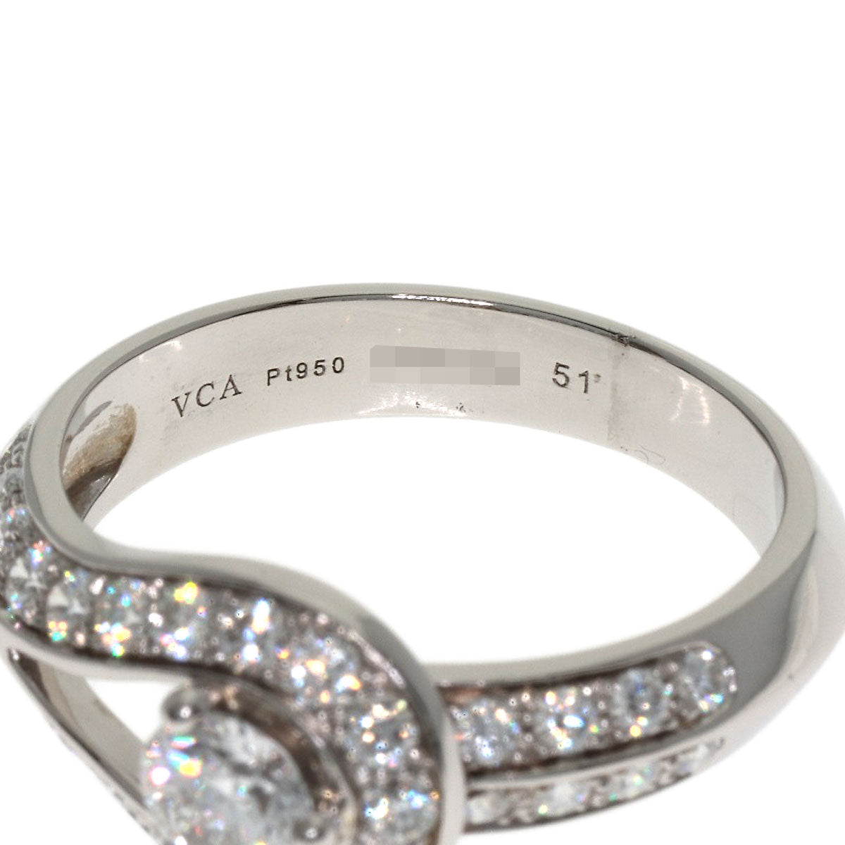Van Cleef & Arpels Couture Diamond E-VVS1-EX Ring Platinum PT950 Ladies [Used]