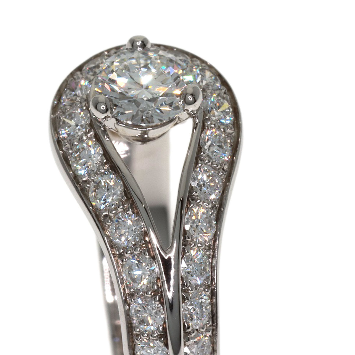 Van Cleef & Arpels Couture Diamond E-VVS1-EX Ring Platinum PT950 Ladies [Used]