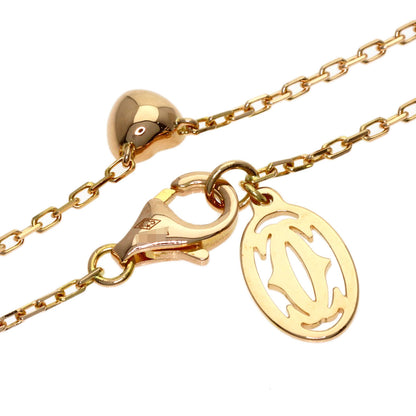 CARTIER Diamant Léger Heart Diamond Necklace K18 Pink Gold Ladies [Used]