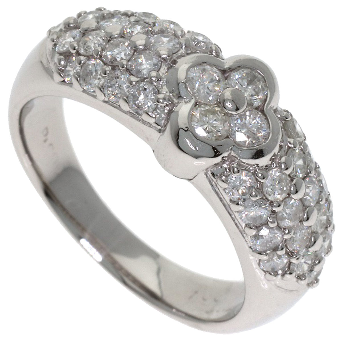 1ct Diamond Ring Platinum PT900 7.4g　Ladies