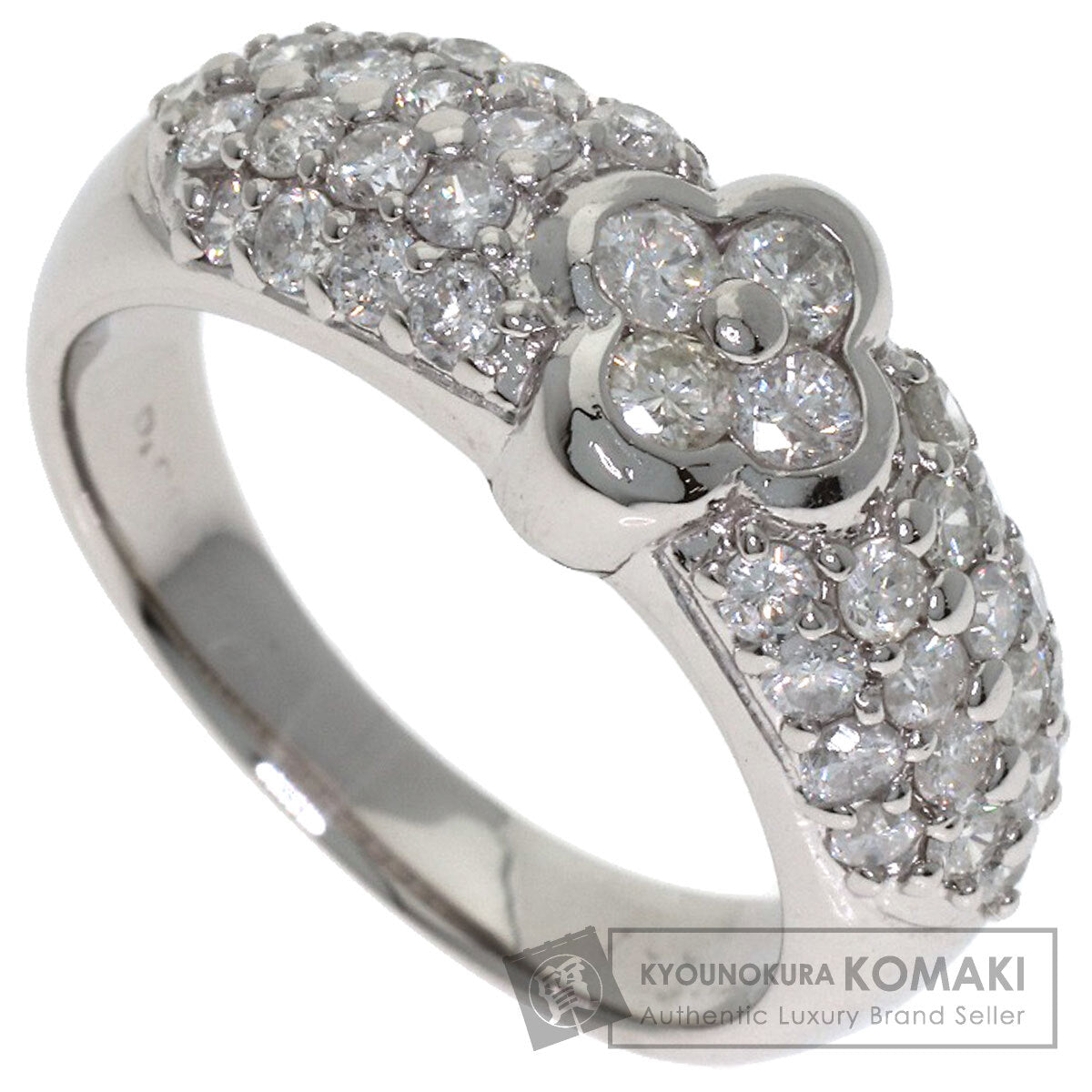 1ct Diamond Ring Platinum PT900 7.4g　Ladies