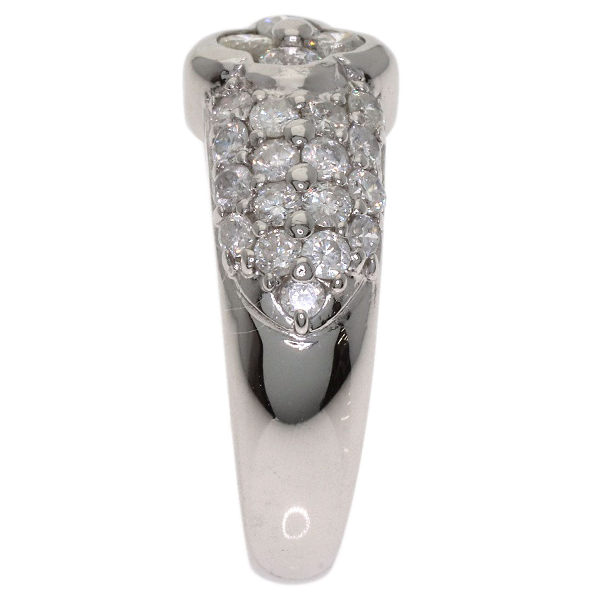 1ct Diamond Ring Platinum PT900 7.4g　Ladies