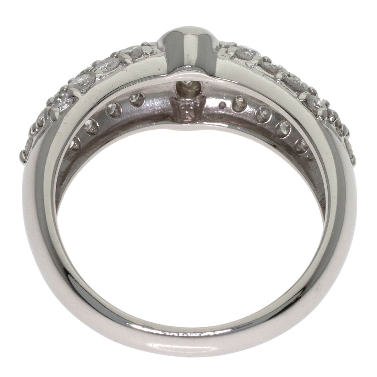 1ct Diamond Ring Platinum PT900 7.4g　Ladies