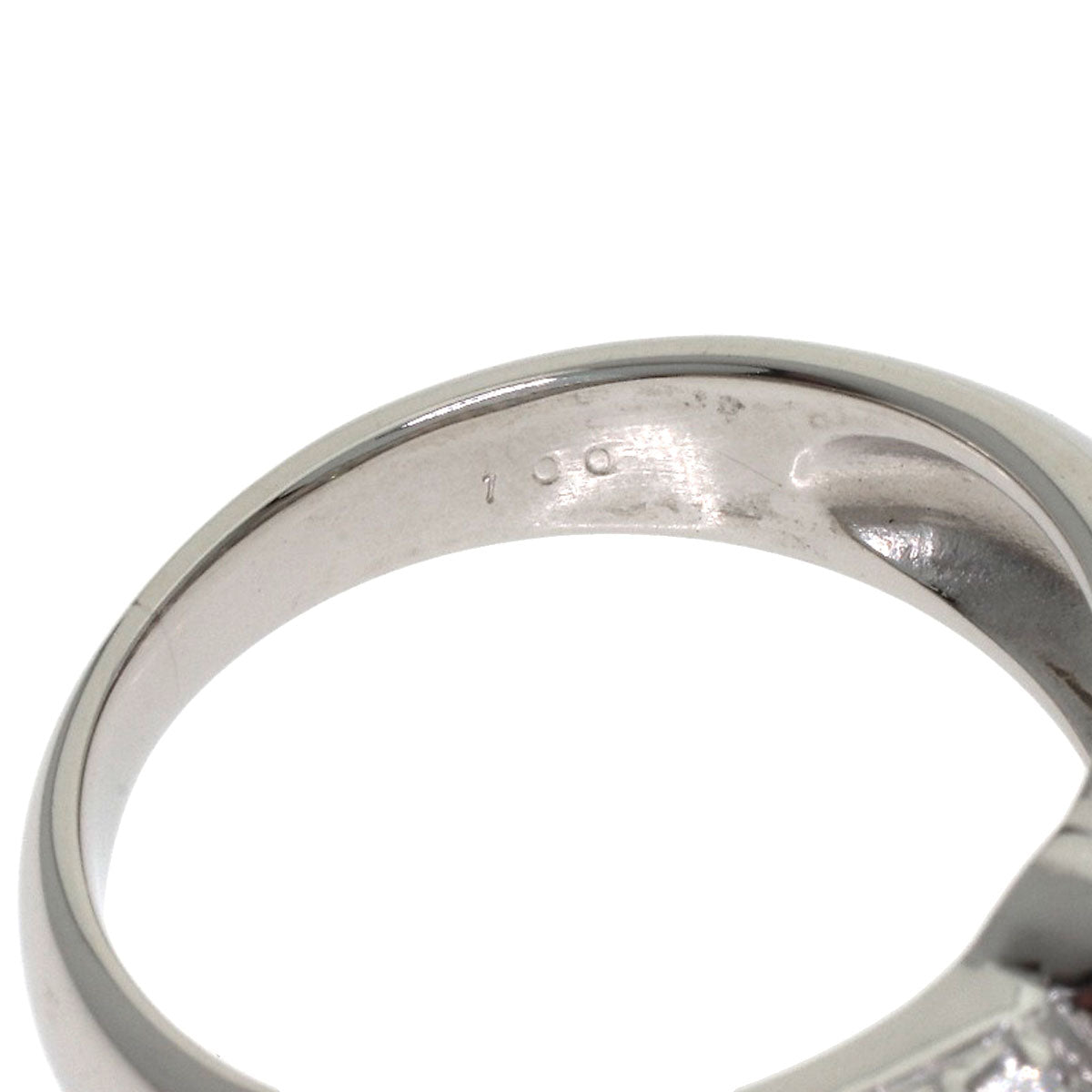 1ct Diamond Ring Platinum PT900 7.4g　Ladies