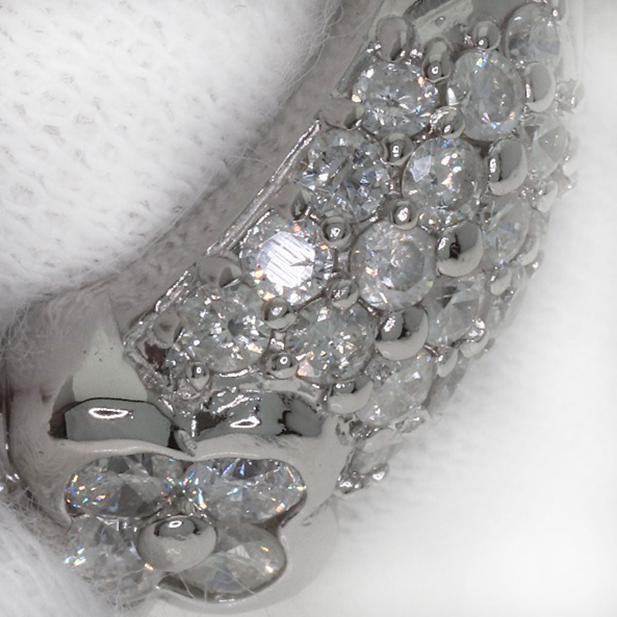 1ct Diamond Ring Platinum PT900 7.4g　Ladies