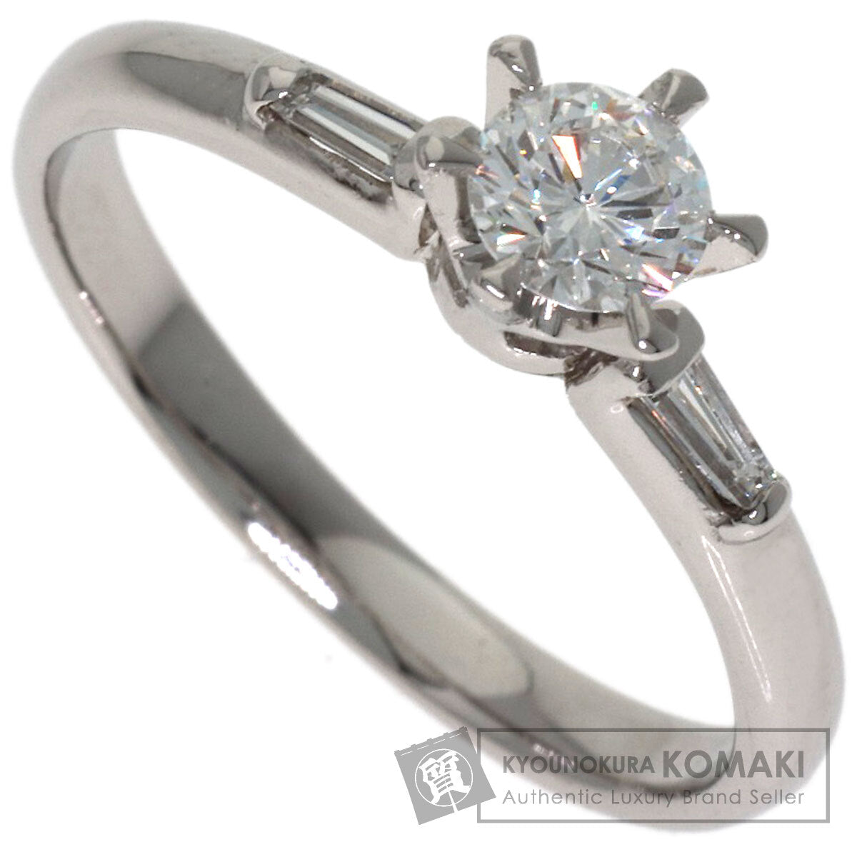 0.354ct Diamond Ring Platinum PT900 3.6g　Ladies