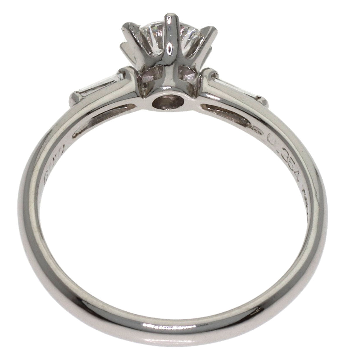 0.354ct Diamond Ring Platinum PT900 3.6g　Ladies