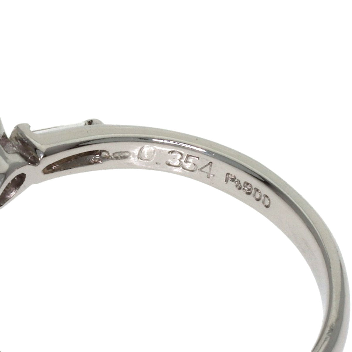 0.354ct Diamond Ring Platinum PT900 3.6g　Ladies