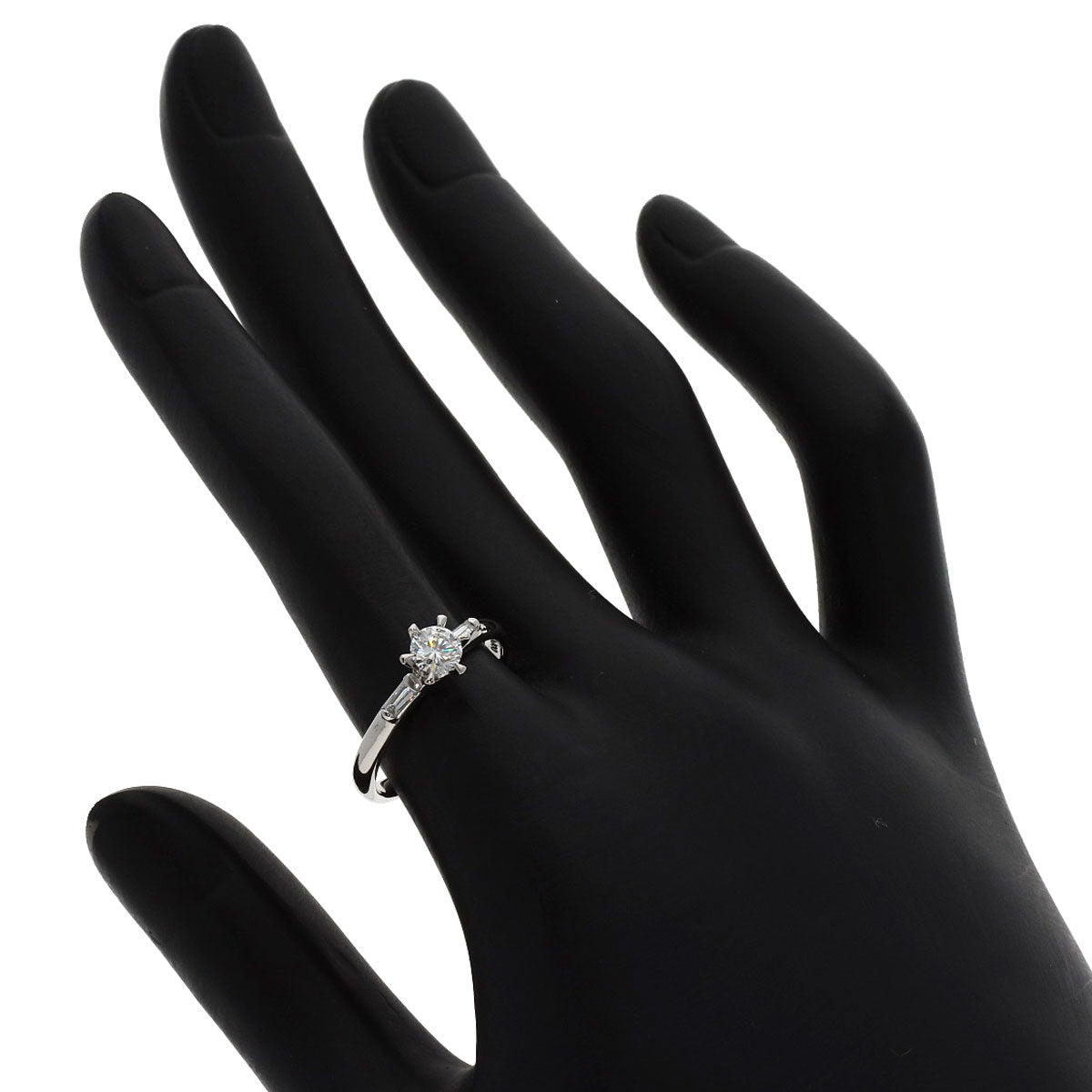 0.354ct Diamond Ring Platinum PT900 3.6g　Ladies