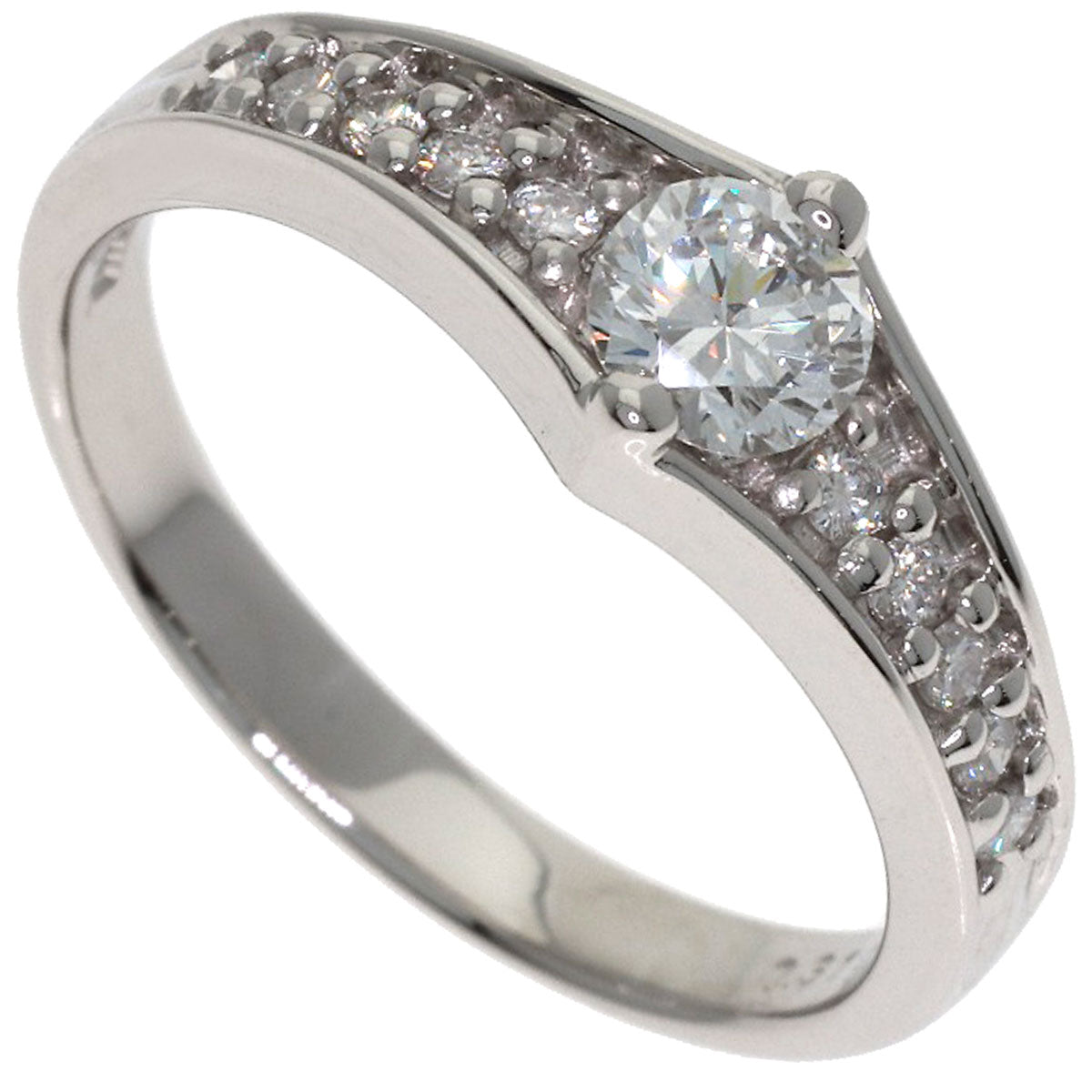 0.31ct Diamond Ring Platinum PT900 4.6g　Ladies
