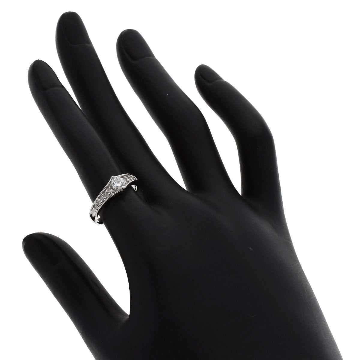 0.31ct Diamond Ring Platinum PT900 4.6g　Ladies