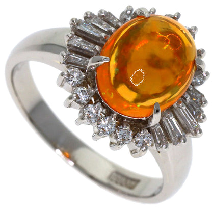 1.47ct Opal Diamond Ring Platinum PT900 6.2g　Ladies