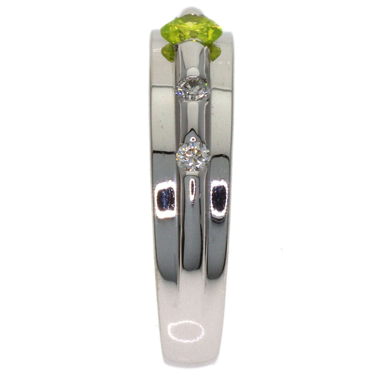 0.153ct Diamond FIGY-VVS2-RD Ring Platinum PT900 5.1g　Ladies