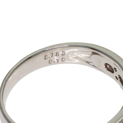 0.153ct Diamond FIGY-VVS2-RD Ring Platinum PT900 5.1g　Ladies