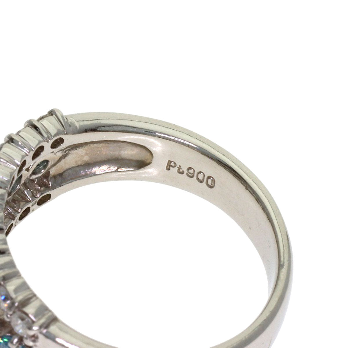 1ct Diamond Ring Platinum PT900 6.6g　Ladies